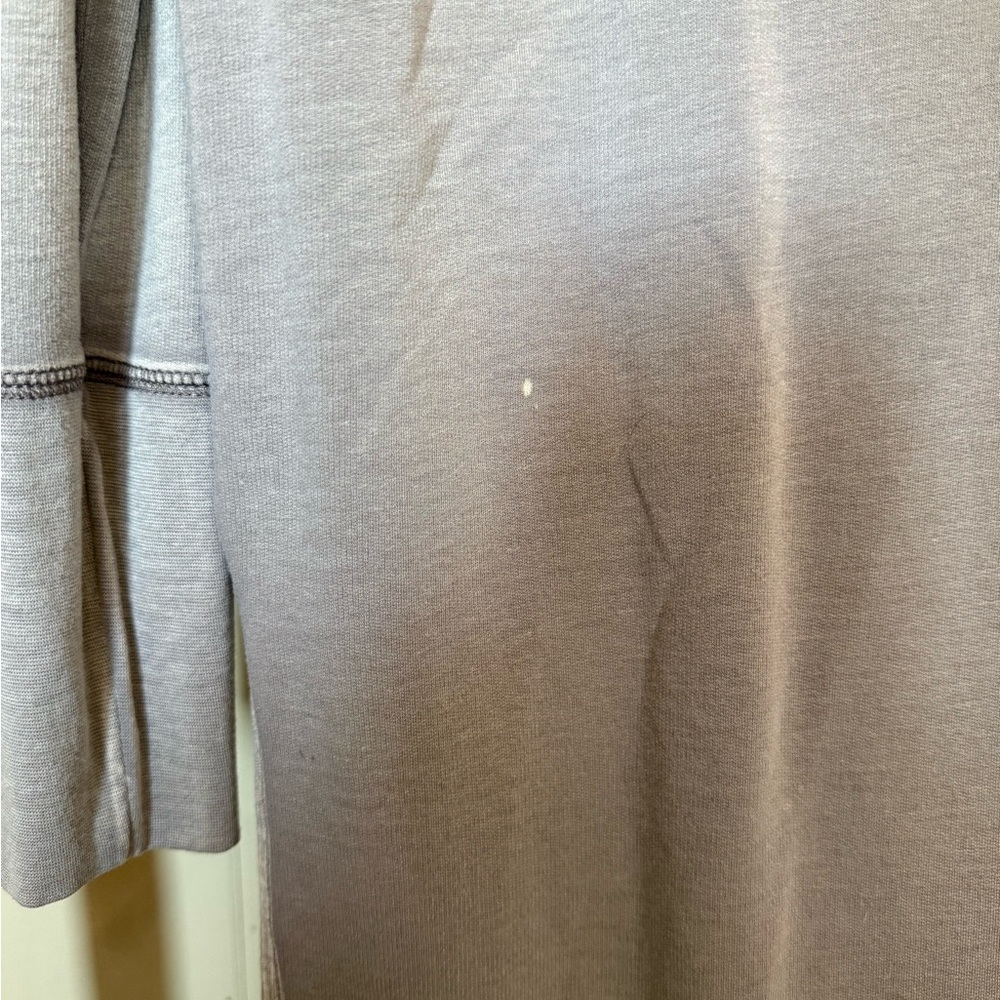 Free People Taupe Queen of Hearts Tunic Sweatshirt - Size Small - Picture 11 of 11